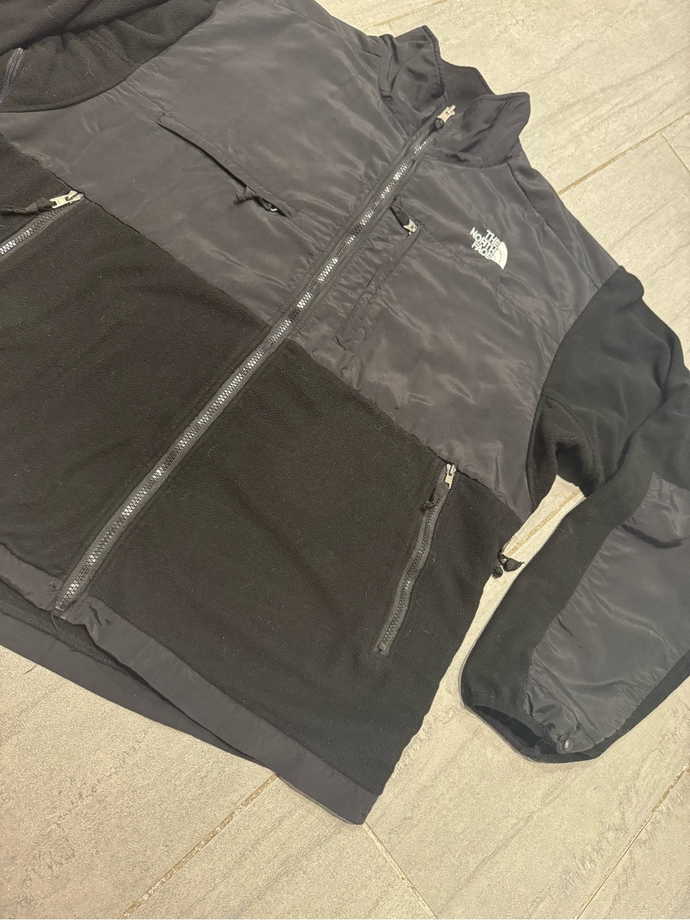 The North Face Men's Denali Black Quarter Zip Up Long Sleeve Fleece Jacket XXL